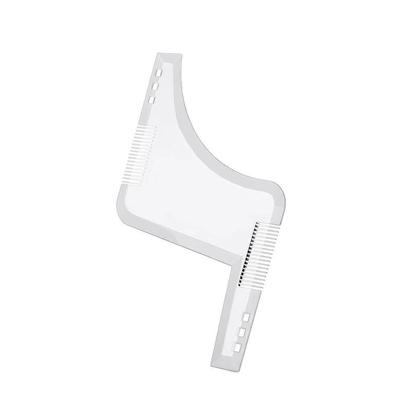 Fashion Beard Styling Template Comb New Barber Tool Mustache Symmetry Trimming Styling Stencil 3 Colors Optional Styling Comb
